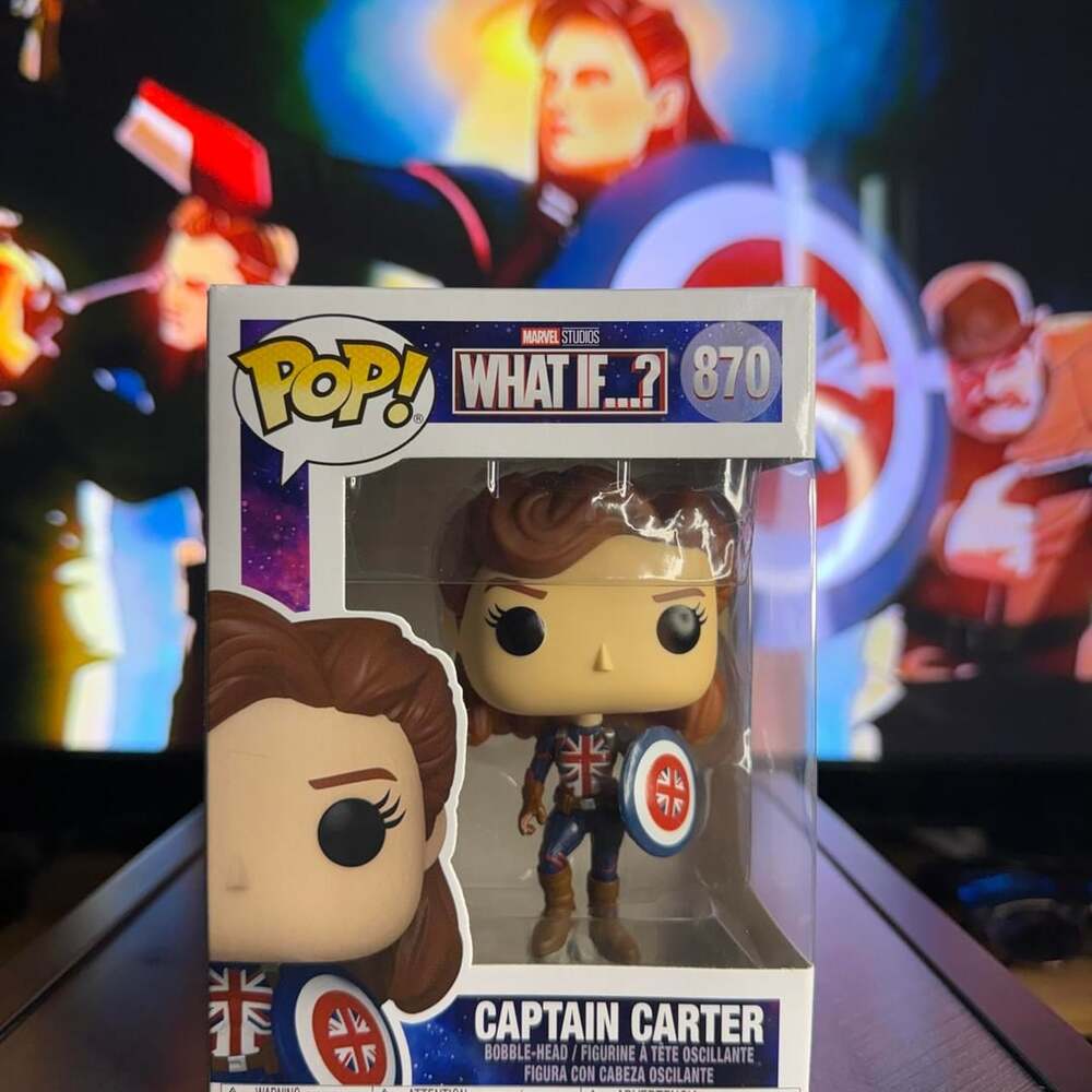 Funko Pop Marvel What If...? Captain Carter Vinyl Figure 870